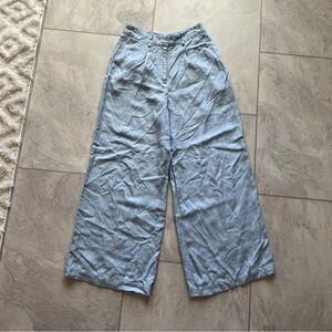 Rosetta Getty Blue Wide Leg Trouser